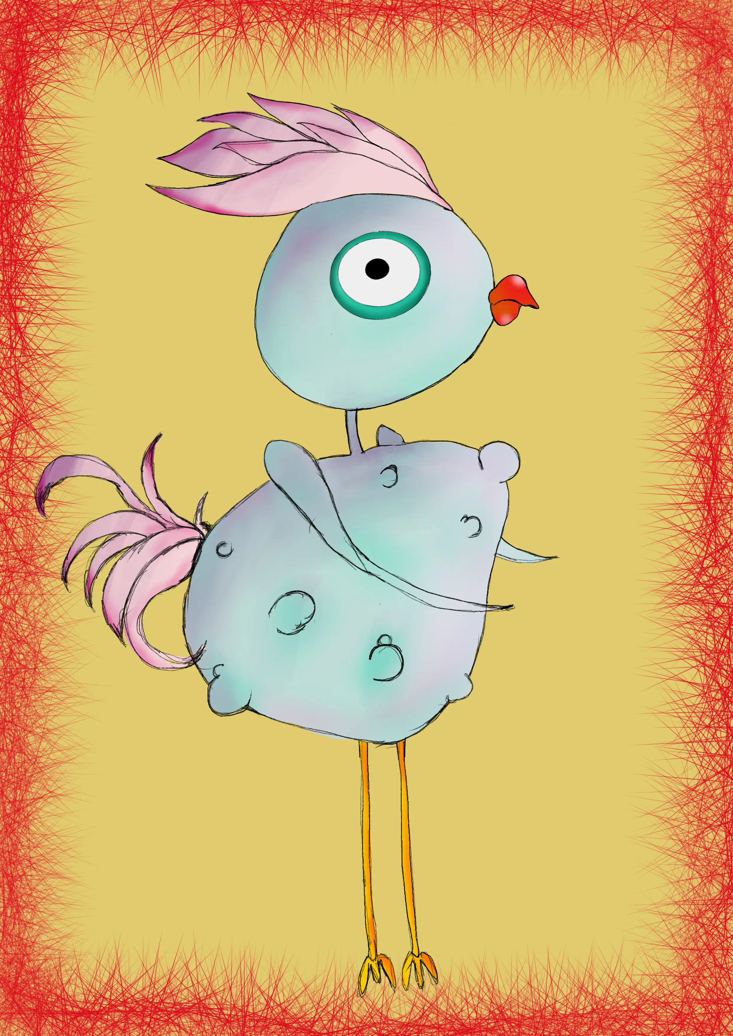 Psychedelic chick - Bestiario Onirico
